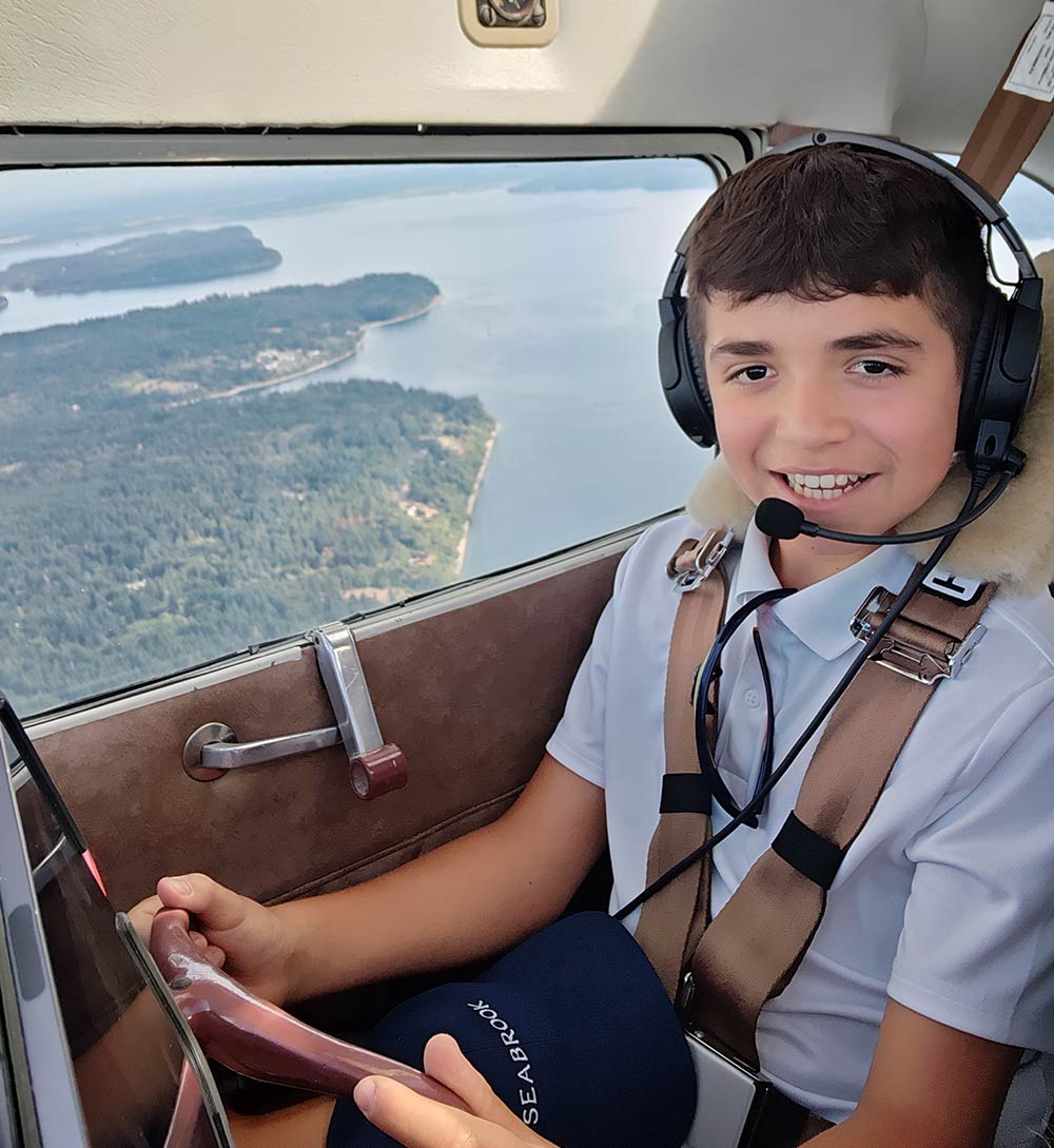 Kid Flying Plane Kid Flying Plane
